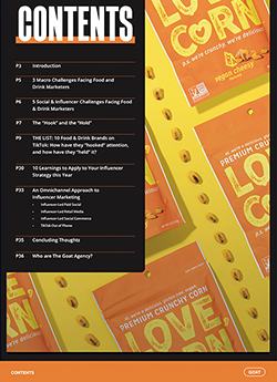 Top Food and Drink Brands on TikTok Report