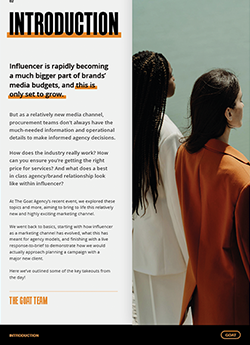 Procurement Guide for Influencer Marketing Agencies Intro